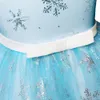 HighQuality 2019 Yeni Çocuk Kid Kız Noel Kar Tanesi Baskı Prenses Bling Tutu Elbise Giysi Yaz Kızlar Çocuk Elbiseler Kıyafetler
