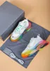 2020 Hot Sale Designer Triple S Casual Skor Män Ny Black Green Rainbow Colored Sole Triple S Sneaker Lace-up Sko med klar sål