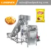 Patates Cipsi Yapıştırma Makinesi Torbalı Şişirilmiş Gıda Dikey Paketleme Makinesi Uygun ve Pratik