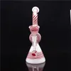 10in Rotate Decors Hookah Glass Bongs Recycler Oil Rigs with 14mm Rotate decors bowl included Global delivery