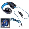 Kutuda Nintendo Anahtarı Pc Oyunu Mikrofon LED Işık ile Gaming Headset G2000 Aşırı Kulak Gaming Kulaklık Surround Stereo Gürültü Azaltma