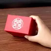 50 stks Chinese stijl dubbel geluk kleurrijke candy box kwast square trouwfeest souvenir benodigdheden nieuwjaar gunst verjaardag