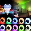 New Wireless Bluetooth Speaker RGBW LED Light Bulb With RF Remote Control Smart wifi lamp Color Changable Intelligent LED lamp E27