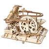 Robotime 8 Kinds DIY Gear Drive Wooden Mechanical Model Building Kits Assembly Toy Gift for Children Teens Adult LGLK Y1905308576079