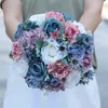 Artificial Wedding Bridal Bouquets Handmade Fashion Silk Wedding Flowers Country Engagement Wedding Supplies Bride Holding Bouquet