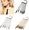 European and American punk designer Earless lug with fashional and orignal bullet long tassels ear cuff GD124