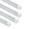 25 stks Geïntegreerde T8 LED Tube Light 8FOOT 100W 10000LM 8FT DUAL RIJD 576 STKS SMD2835 Chips LED-winkelverlichting voor Warehouse Garage Barn