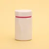 Bottiglia di stoccaggio per capsule bianche in plastica PET vuota da 100 ml, pillole/contenitore ricaricabile per liquidi, pacchetto di capsule Spedizione veloce F3586
