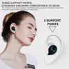 Q18 Unsichtbare Mini Bluetooth Headset Wireless Ohrhörer Stereo-Ohrhörer mit Ladebox für Telefon
