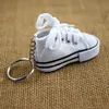 Fashion Mini 3D Sneaker Keychain Canvas Shoes Key Ring Tennis Shoe Chucks Keychain Party Favors 7.5*7.5*3.5cm Mix COlor XD20893