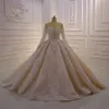 Off Shoulder Ball Gown Wedding Dresses Long Sleeves Lace Appliqued Bridal Dresses Beaded Sequins Plus Size Wedding Gowns robe de mariee