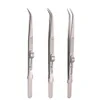 Rostfritt stål Smycken Pincett Forceps Pincers Justerbar Hög Qulaity Precision Jewels Diamond Pinzers Reparationsverktyg