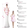 Seksowny projektant Prom Dresses V Neck Illusion Lace Aplikacje Koraliki Syrenka Suknia Wieczorowa Najwyższej Jakości Formalne Party Suknie Moda