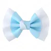 40 Colors 3 inch Little Girls Boutique Hair clips Kids Hairpins Baby Grosgrian Ribbon Hair Bow School Children Hair Accessories