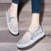 Vendita calda-ven Nuovi sandali estivi Donna Scarpe casual singole, Primavera / Autunno Breatherbale Zapatos Mujer, # 12091, taglia 34-40