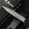 Банди -мини -неверный неверный двойной действие Автоматические ножи 3350 D2 Стальная точка копья EDC Карманное тактическое выживание.