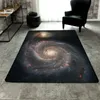Alfombras y alfombras espaciales de Galaxy 3D para la sala de estar del pasillo Mesa de café de la sala de estar Patrón de piso de un universo alfombra anti-Slip