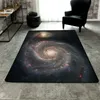 3D Galaxy Space Rugs and Mattor för hallen vardagsrum sovrum kaffebord golvmattor universum mönster antislip mattor271p