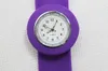 100st Snap Slap Watch Silicone Candy Jelly Sports Watches Slap For Children and Kids With Quartz DHL 2012032