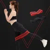 Fasce di resistenza per allenamento antiscivolo Strisce squisite piatte elastiche per esercizi Fitness Yoga Pull Band Rope 64 74 84 cm 9 8xw3 E19