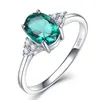 Mode Zultanite Gemstone Ring for Women Solid 925 Sterling Silver Color Change Ring för bröllopsengagemangsmycken4565363