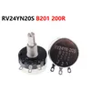 Potentiomètre à film de carbone à tour unique RV24YN20S B201 200R, résistance réglable