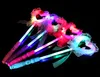 Les fabricants vendent des bâtons de fées lumineux flash baguette magique performance de danse pêche coeur princesse bâton stand jouets lumineux