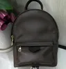 Nueva mochila de un solo hombro para mujer Medium22cm mini18cm, mochila mono marrón para mujer, mochila de cuero Real, bolsos clásicos de marca 41562