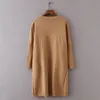 Women's Sweaters Long Cardigan Multicolour Casual Outerwear Knit Long Sweater Layering Wool Blend Long Cardigan Trendy