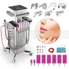 Multi-functional Body Facial Massage 8 in1 Stand Unoisetion Cavitation Vacuum RF Radio Frequency Micro Dermabrasion Spray BIO Spa