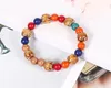 4 pcs/Lot Vintage arbre de vie bracelets porte-bonheur ensemble pour femmes en bois perles de bois élasticité chaînes bracelet mode bohème bijoux