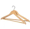 Natural Wooden Clothes Hanger Coat Hangers For Dry And Wet Dual Cloth Purpose Rack Non Slip Storage Holders Supplies