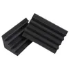 New 8 Pack of 46 in X 46 in X 95 Black Soundproofing Insulation Bass Trap Acoustic Wall Foam Padding Studio Foam Tiles 8P2135434