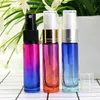 Hot Sale Sprayer Pump Bottles 10ml Colorful Glass Refillable Perfume Bottles 1/3OZ Empty Packaging Perfume Bottles With Spray Free Shipping