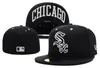 2020 Fashion Fitted hats high quality Chicago Designer hats White Sox Teams Logo Embroidery hat hip hop outdoors sports caps Mixed5509335