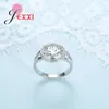 Árvore da vida 925 anéis de prata esterlina para mulheres anel de casamento de zirconia cúbica para meninas New Desigh Tree Acessory5019564