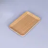 Najnowszy wyświetlacz kolor drewna ziołowy szlifierka Salver Handroller Plate Rolling Storage Taca Innowacyjna konstrukcja Przenośne narzędzie do palenia Gorące ciasto DHL