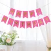 Banner di buon compleanno Baby Shower Decorazioni per feste di compleanno Cabina fotografica Bandiere di ghirlanda di stamina di buon compleanno