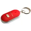 Enkel ljudkontroll Locator Lost Key Finder med blinkande LED Ljusnyckel Kedja Keychain Keys Hitta Whistle Sound Control Gifts JXW535