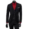 JacketPantVest Luxury Men Wedding Suit Uomo 3 pezzi Blazer Slim Fit Abiti per uomo Costume Business Formal Party Vest Set