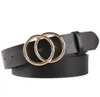 2019 Luxury Belt Fashion Brand Belt Men's and Women's Brand Designer Belts Gold Buckles Party Jeans Gratis frakt + med låda