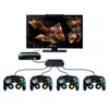 4 portar för GC Gamecube till för Wii U PC USB-switch Game Controller Adapter Converter Super Smash Brothers High Quality Fast Ship