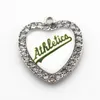 Équipe de baseball américaine Oakland Charms Athletic Dangle Charms Sports DIY Bracelet Collier Pendentif Boucle d'oreille Bijoux Suspendus Charms8715194