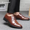 Large Size Brogue Shoes Men's Business Dress Shoes Zapatos De Vestir Hombre Breathable Comfortable Formal Office Leather