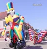 Parade Performance Marche Gonflable Clown Marionnette 3.5 m Mobile Cartoon Figure Blow Up Droll Costume Pour Cirque Show