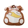 Dorimytrader Kawaii dessin animé singe Tatami géant en peluche doux pouf lit tapis tapis canapé décoration pour amoureux enfants cadeau DY60843