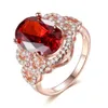 fire topaz ringe