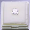 Pietre preziose sciolte D Colore VVS Taglio principessa Moissanite K Oro con anello in pietra Collana intarsio 3CT 2CT 1CT11272i