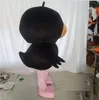 2019 завод продажа птица мультфильм талисман черная птица костюмы производительности l