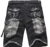 Mens Cargo Shorts Zomer Casual Cargo Broek Dunne Shorts Withi 3 Colors Plus Size Aziatische maat M-5XL gratis verzending